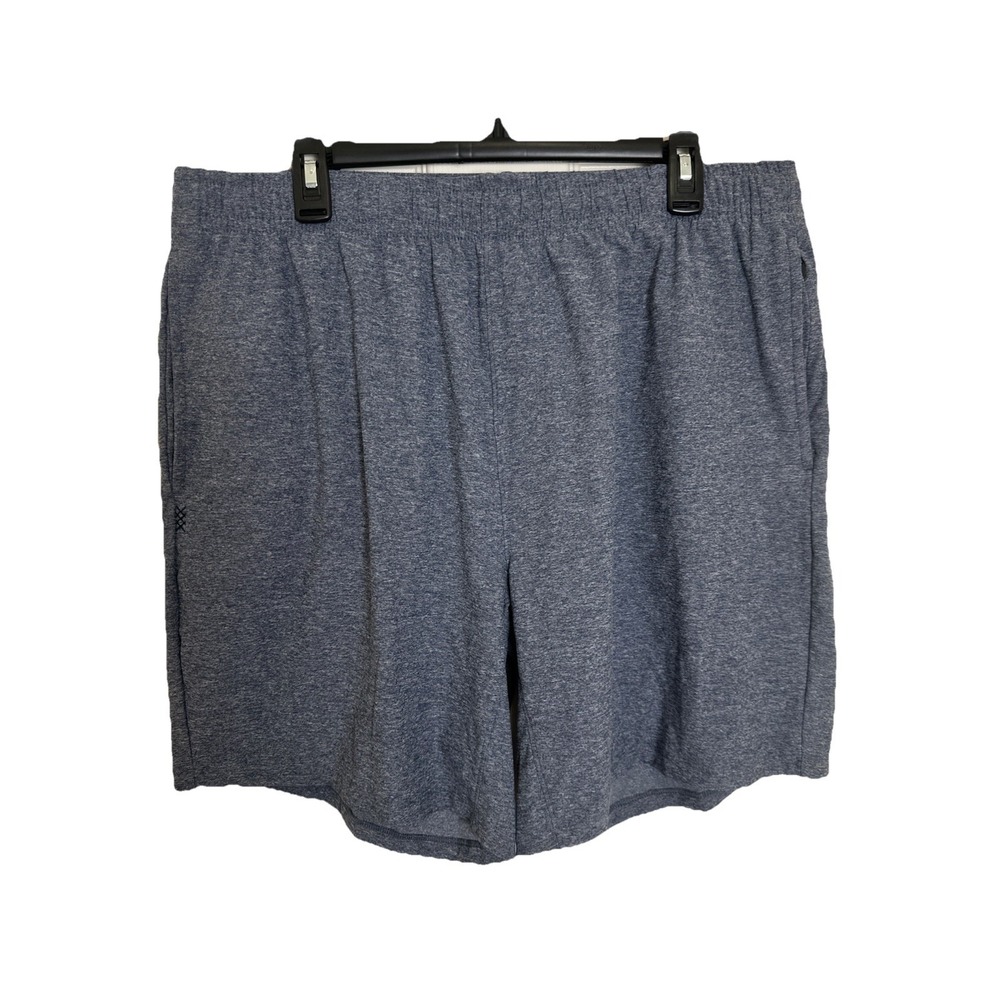 Rhone Men's 8" Reign Midweight Shorts Athletic Active MIDNIGHT HEATHER BLUE XL